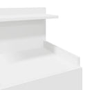 sengeborde 2 stk. med 2 skuffer hvide 40x36,5x62 cm
