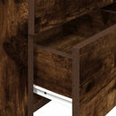 sengeborde 2 stk. med 2 skuffer røget eg 40x36,5x62 cm
