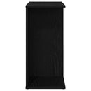 sengeborde 2 stk. 46,5x29x61 cm konstrueret træ sort-eg