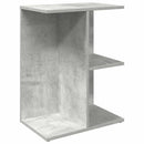 sengebord 46,5x29x61 cm konstrueret træ betongrå