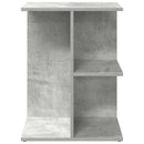sengebord 46,5x29x61 cm konstrueret træ betongrå