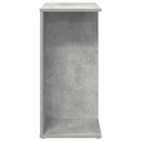 sengebord 46,5x29x61 cm konstrueret træ betongrå