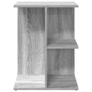 sengeborde 2 stk. 46,5x29x61 cm konstrueret træ grå sonoma-eg