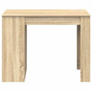 skrivebord med skuffe og hylde 102x62x77,5 cm sonoma-eg