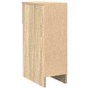 sengebord med skuffe 20x36x60 cm sonoma-eg