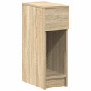sengeborde med skuffe 2 stk. 20x36x60 cm sonoma-eg