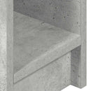 sengebord med skuffe 20x36x60 cm betongrå