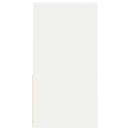 sengeborde med skuffe 2 stk. 35x34x66,5 cm hvid