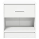 sengeborde 2 stk. med skuffe 39x28x41 cm hvid