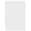 sengeborde 2 stk. med skuffe 39x28x41 cm hvid