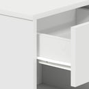 sengeborde 2 stk. med skuffe 39x28x41 cm hvid