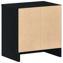 sengebord med skuffe 39x28x41 cm sort