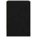 sengeborde 2 stk. med skuffe 39x28x41 cm sort