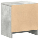sengebord med skuffe 39x28x41 cm betongrå