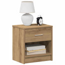 sengebord med skuffe 39x28x41 cm kunsteg