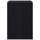 sengeborde 2 stk. med skuffe 40x34x50 cm sort