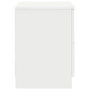 sengeborde 2 stk. med 2 skuffer 40x36x50 cm hvid