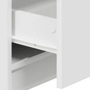 sengeborde 2 stk. med 2 skuffer 40x36x50 cm hvid