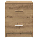 sengebord med 2 skuffer 40x36x50 cm kunsteg