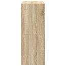 skabe med 2 skuffer 2 stk. 60x31x40cm konstrueret træ sonoma-eg