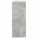 skabe med 4 skuffer 2 stk. 60x31x40 cm konstrueret træ betongrå