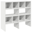 skostativer stabelbare 2 stk. 89,5x30x40 cm hvid
