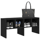 skostativ stabelbar 89,5x30x40 cm sort-eg