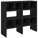 skostativer stabelbare 2 stk. 89,5x30x40 cm sort-eg