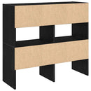 skostativer stabelbare 2 stk. 89,5x30x40 cm sort-eg