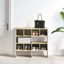skostativer stabelbare 2 stk. 89,5x30x40 cm sonoma-eg