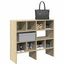 skostativer stabelbare 2 stk. 89,5x30x40 cm sonoma-eg