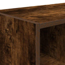 skostativ stabelbar 89,5x30x40 cm røget egetræsfarve