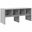 skostativ stabelbar 89,5x30x40 cm grå sonoma-eg