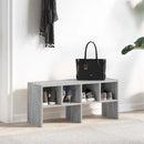 skostativ stabelbar 89,5x30x40 cm grå sonoma-eg