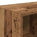 skostativ stabelbar 89,5x30x40 cm antikt træ