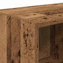 skostativer stabelbare 2 stk. 89,5x30x40 cm antikt træ