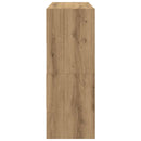 skostativer stabelbare 2 stk. 89,5x30x40 cm egetræsfarve