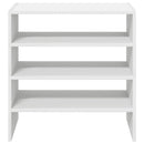 skostativer stabelbare 2 stk. 60x30x30,5 cm hvid