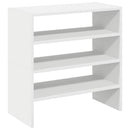 skostativer stabelbare 2 stk. 60x30x30,5 cm hvid