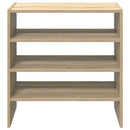 skostativer stabelbare 2 stk. 60x30x30,5 cm sonoma-eg