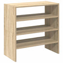 skostativer stabelbare 2 stk. 60x30x30,5 cm sonoma-eg