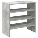 skostativer stabelbare 2 stk. 60x30x30,5 cm betongrå