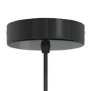 pendellampe højdejusterbar E27 Ø 22 cm metal glans mørkeblå