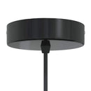 pendellampe højdejusterbar E27 Ø 22 cm metal glans rød