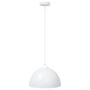 pendellamper 2 stk højdejusterbar E27 Ø 30 cm metal hvid