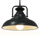 pendellampe E27 Ø 31 cm jern sort