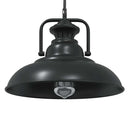 pendellampe E27 Ø 31 cm jern sort