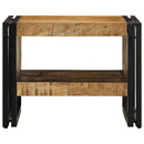 sofabord 50x50x38 cm massivt ru mangotræ