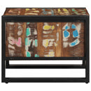 sofabord 50x50x38 cm massivt genbrugstræ flerfarvet