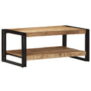 sofabord 90x50x38 cm massivt ru mangotræ